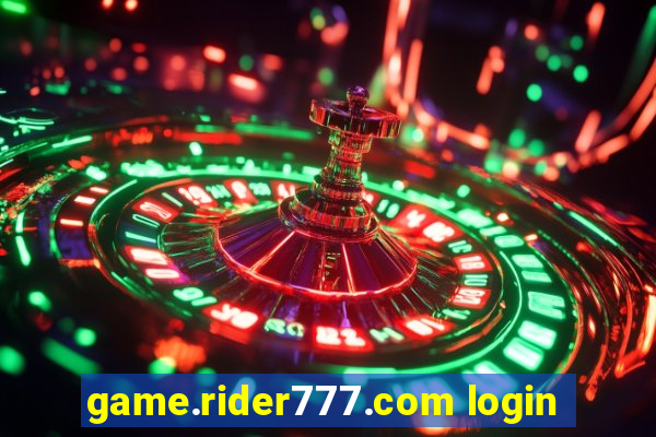 game.rider777.com login